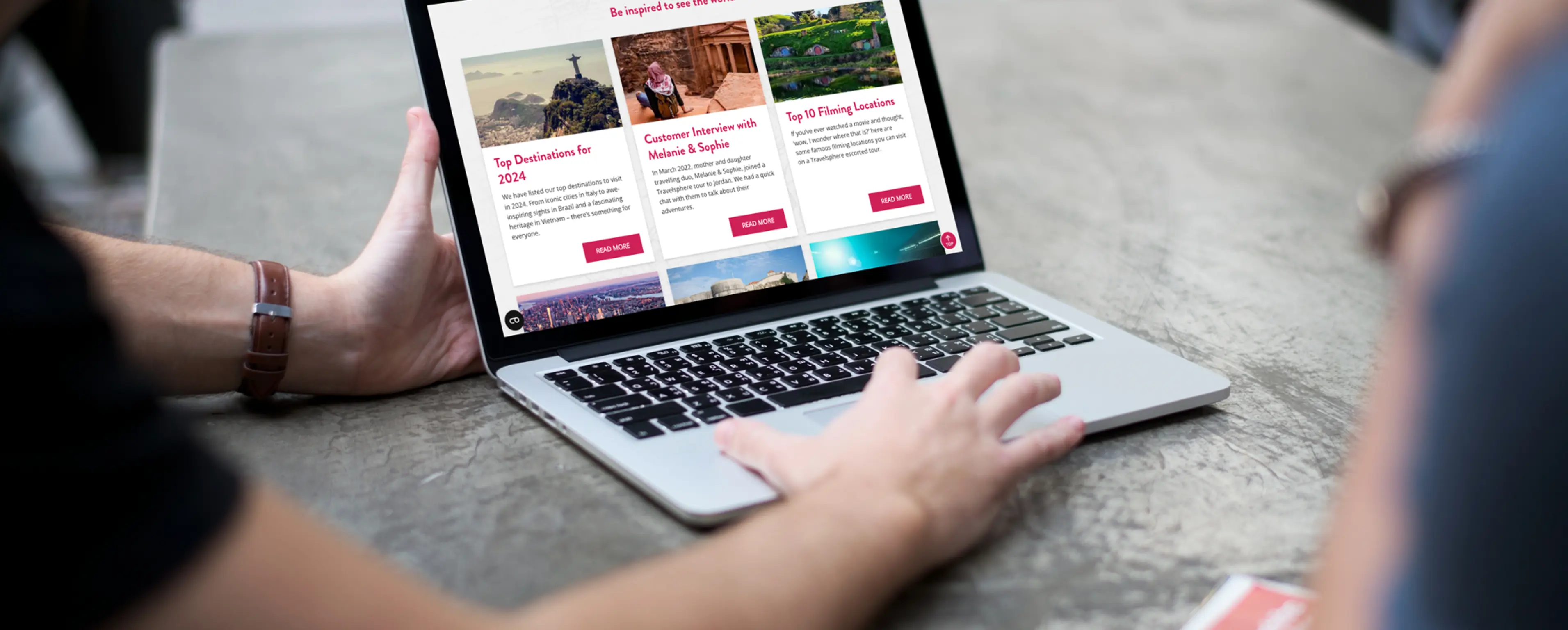 Destination Inspiration Feed